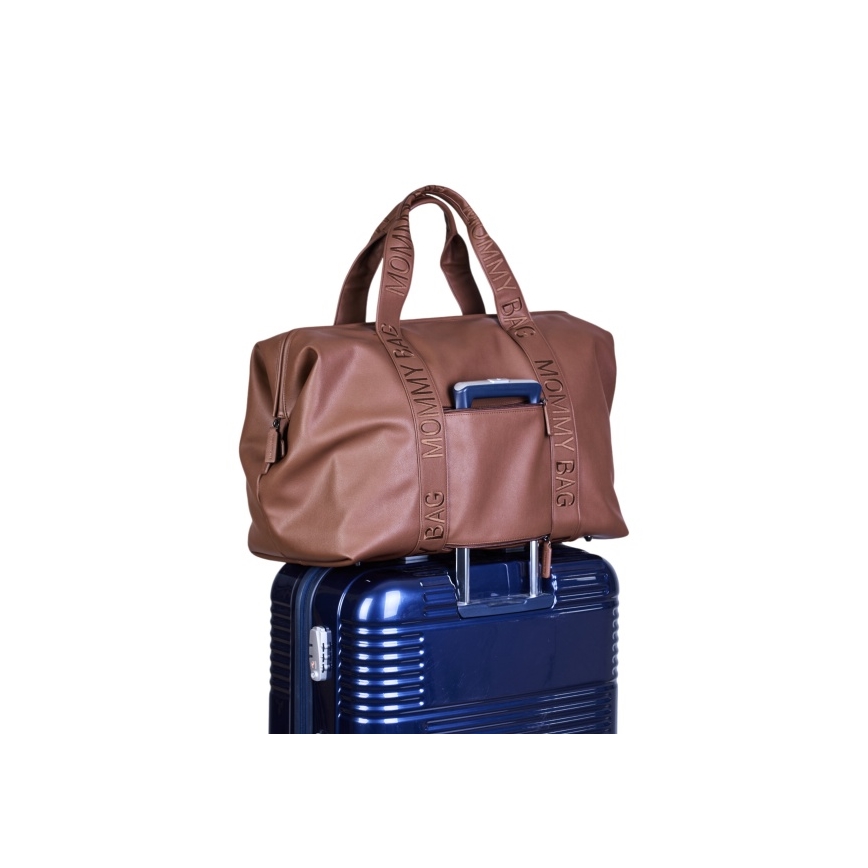 Childhome - Чанта за памперси MOMMY BAG LEATHER кафяв