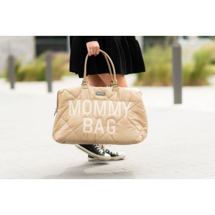 Childhome - Чанта за памперси MOMMY BAG PUFFERED бежов