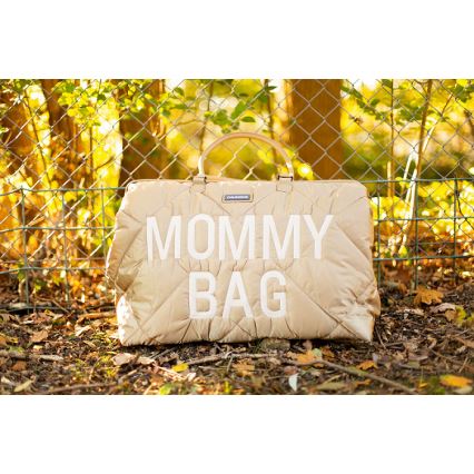 Childhome - Чанта за памперси MOMMY BAG PUFFERED бежов