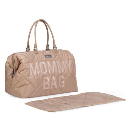 Childhome - Чанта за памперси MOMMY BAG PUFFERED бежов