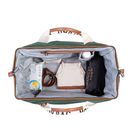 Childhome - Чанта за памперси MOMMY BAG зелен