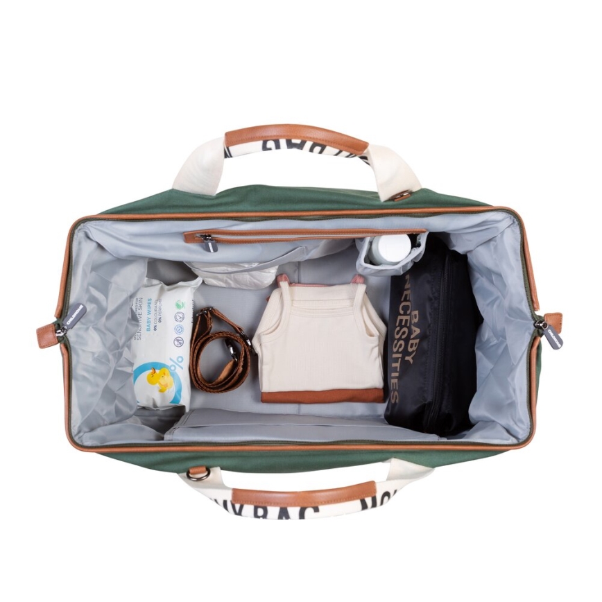 Childhome - Чанта за памперси MOMMY BAG зелен