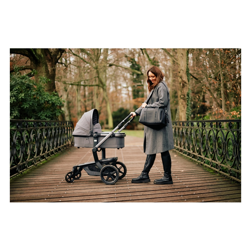 Childhome - Чанта за памперси MOMMY CLUB черен