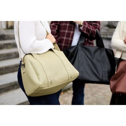 Childhome - Чанта за памперси MOMMY CLUB LEATHER бежов