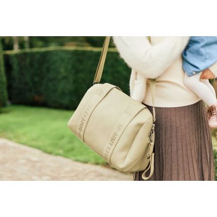 Childhome - Чанта за памперси MOMMY CLUB LEATHER бежов