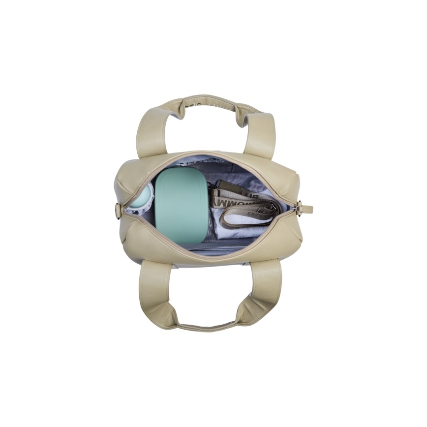 Childhome - Чанта за памперси MOMMY CLUB LEATHER бежов