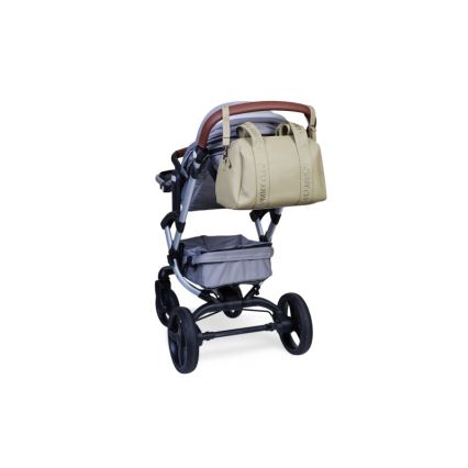 Childhome - Чанта за памперси MOMMY CLUB LEATHER бежов