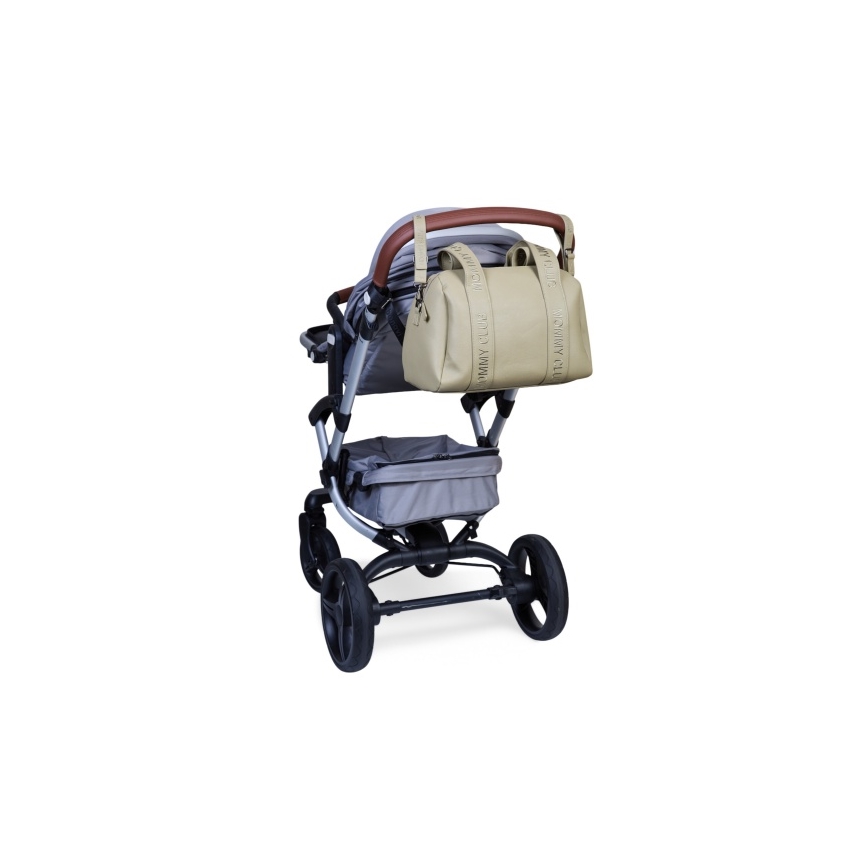 Childhome - Чанта за памперси MOMMY CLUB LEATHER бежов