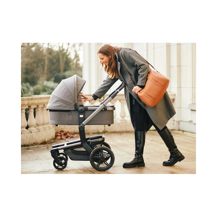 Childhome - Чанта за памперси MOMMY CLUB кафяв