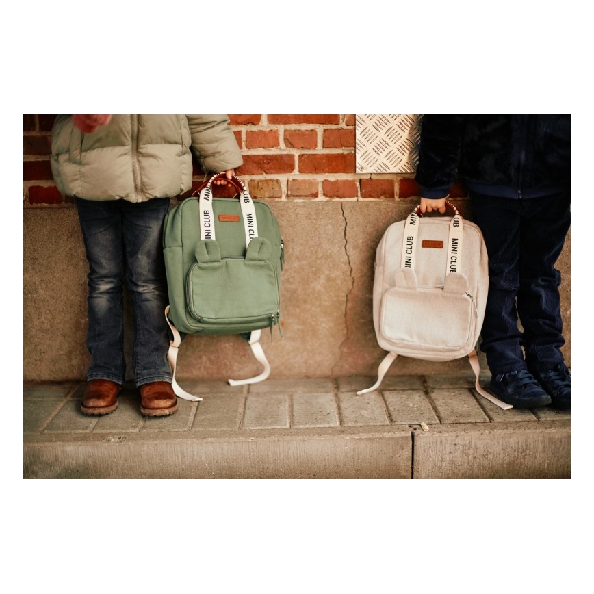 Childhome - Детска раница MINI CLUB зелен