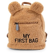 Childhome - Детска раница MY FIRST BAG кафява