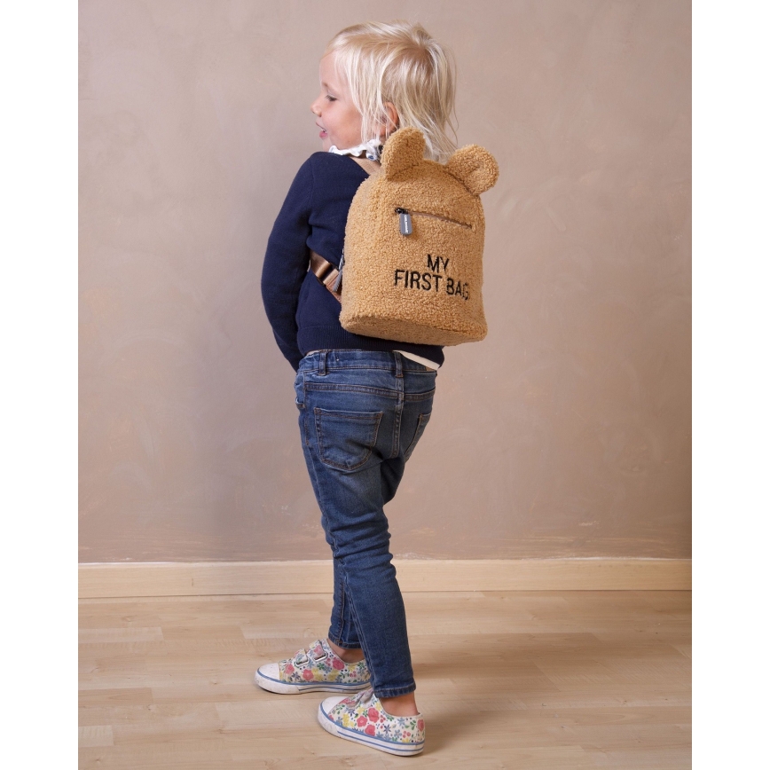 Childhome - Детска раница MY FIRST BAG кафява