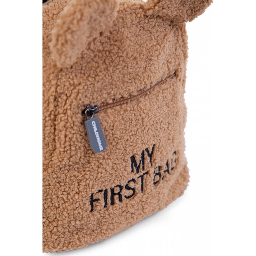 Childhome - Детска раница MY FIRST BAG кафява