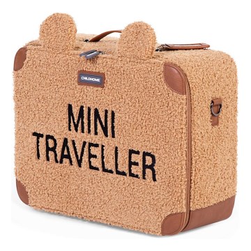 Childhome - Детски пътнически куфар TEDDY кафяв
