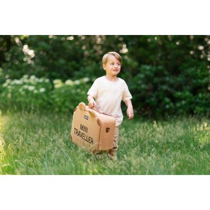 Childhome - Детски пътнически куфар TEDDY кафяв