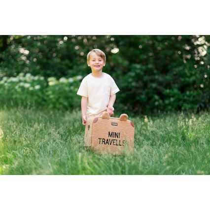 Childhome - Детски пътнически куфар TEDDY кафяв