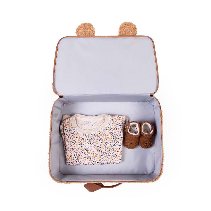 Childhome - Детски пътнически куфар TEDDY кафяв