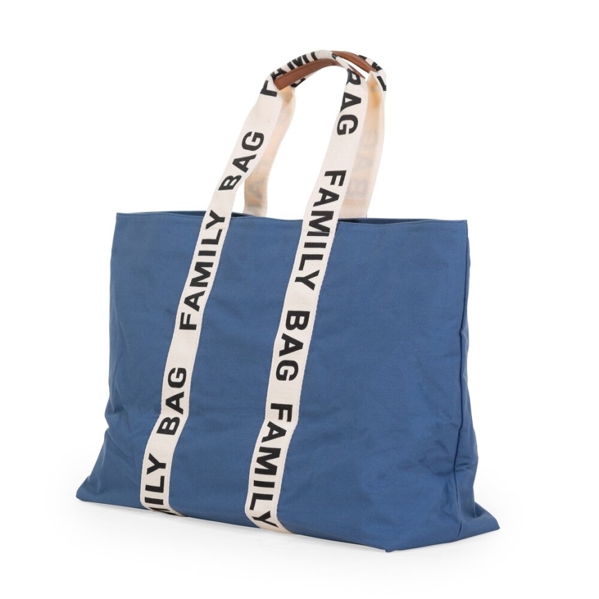 Childhome - Пътна чанта FAMILY BAG CANVAS син