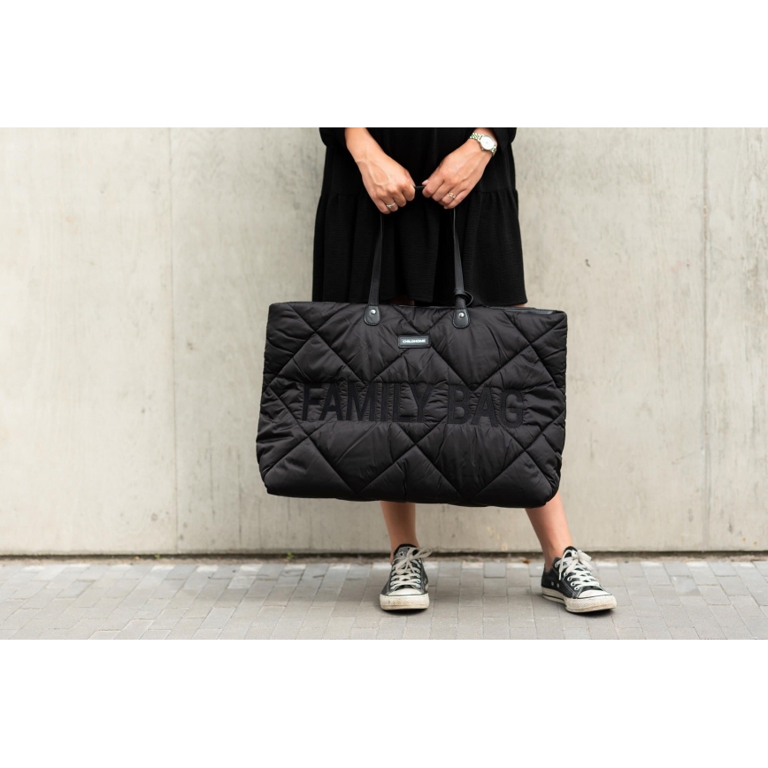 Childhome - Пътна чанта FAMILY BAG черна