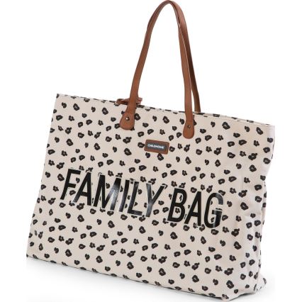 Childhome - Пътна чанта FAMILY BAG леопардова