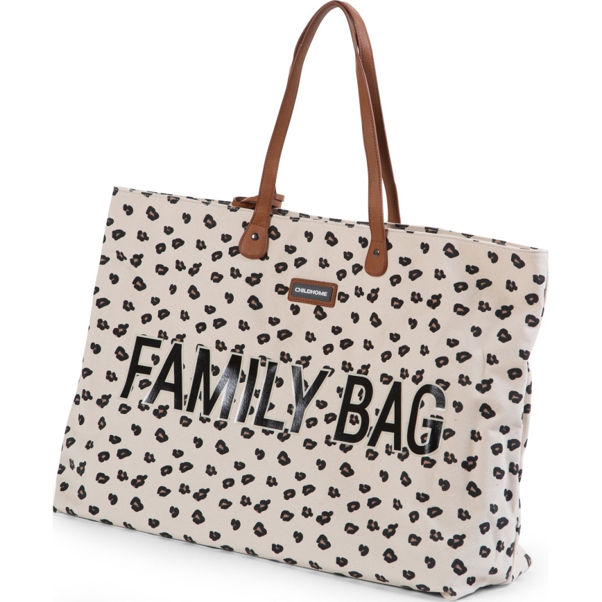 Childhome - Пътна чанта FAMILY BAG леопардова