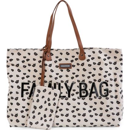 Childhome - Пътна чанта FAMILY BAG леопардова