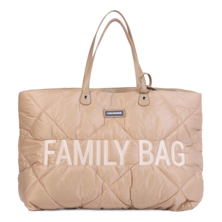 Childhome - Пътна чанта FAMILY BAG PUFFERED кремав