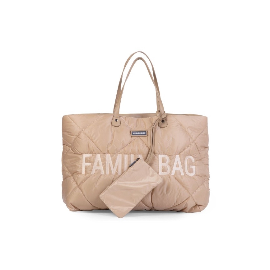 Childhome - Пътна чанта FAMILY BAG PUFFERED кремав