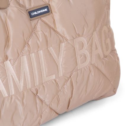 Childhome - Пътна чанта FAMILY BAG PUFFERED кремав