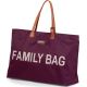 Childhome - Пътна чанта FAMILY BAG винено червена