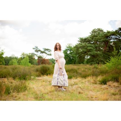 Childhome - Пътна чанта FAMILY BAG CANVAS бял