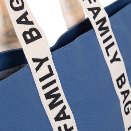 Childhome - Пътна чанта FAMILY BAG CANVAS син