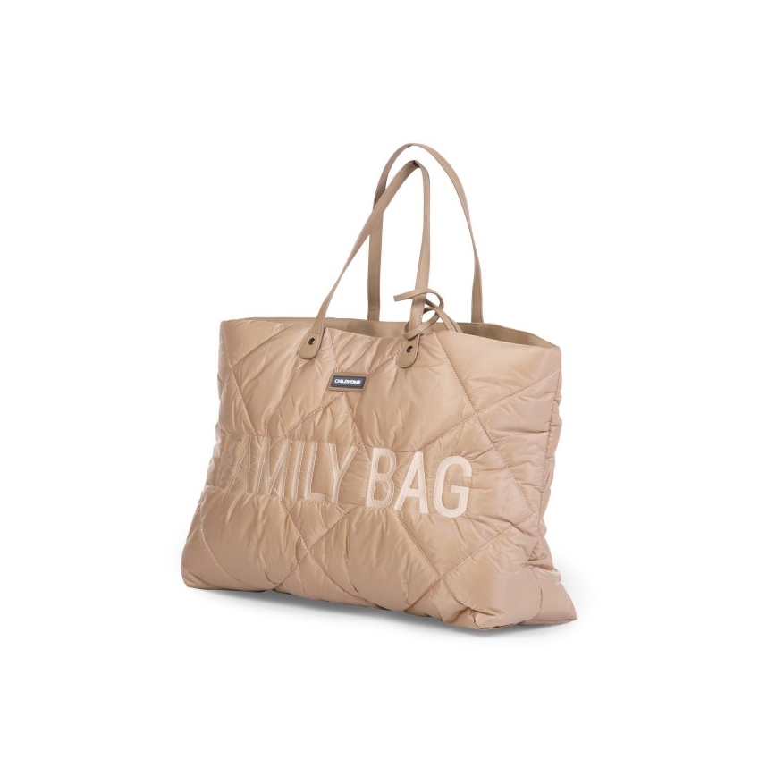 Childhome - Пътна чанта FAMILY BAG PUFFERED кремав