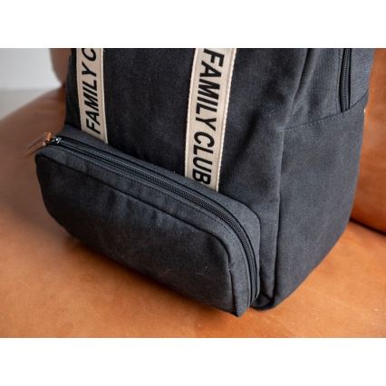 Childhome - Раница за преобуване FAMILY CLUB черен