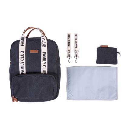 Childhome - Раница за преобуване FAMILY CLUB черен