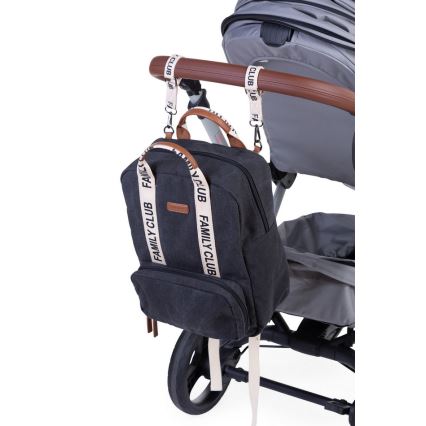 Childhome - Раница за преобуване FAMILY CLUB черен