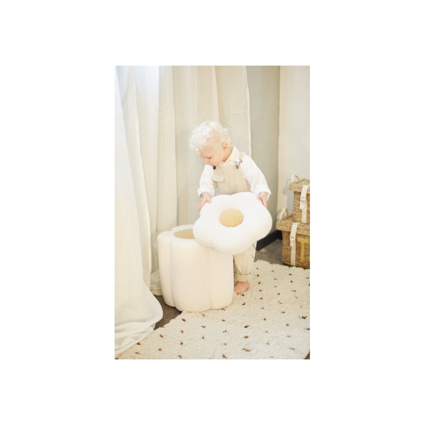 Childhome - Табуретка ЦВЕТЕ Ø 35 cm кремав