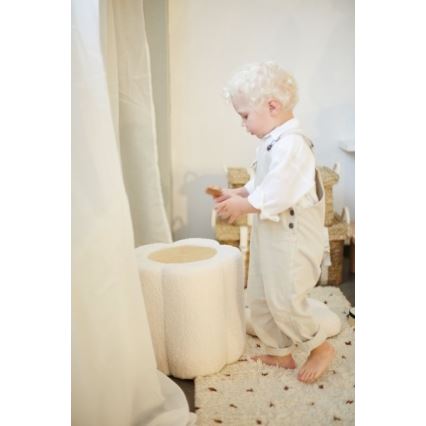 Childhome - Табуретка ЦВЕТЕ Ø 35 cm кремав