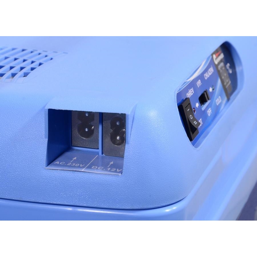 Хладилна кутия с дисплей 48 W / 230 V / 12 V, 25 л, синя