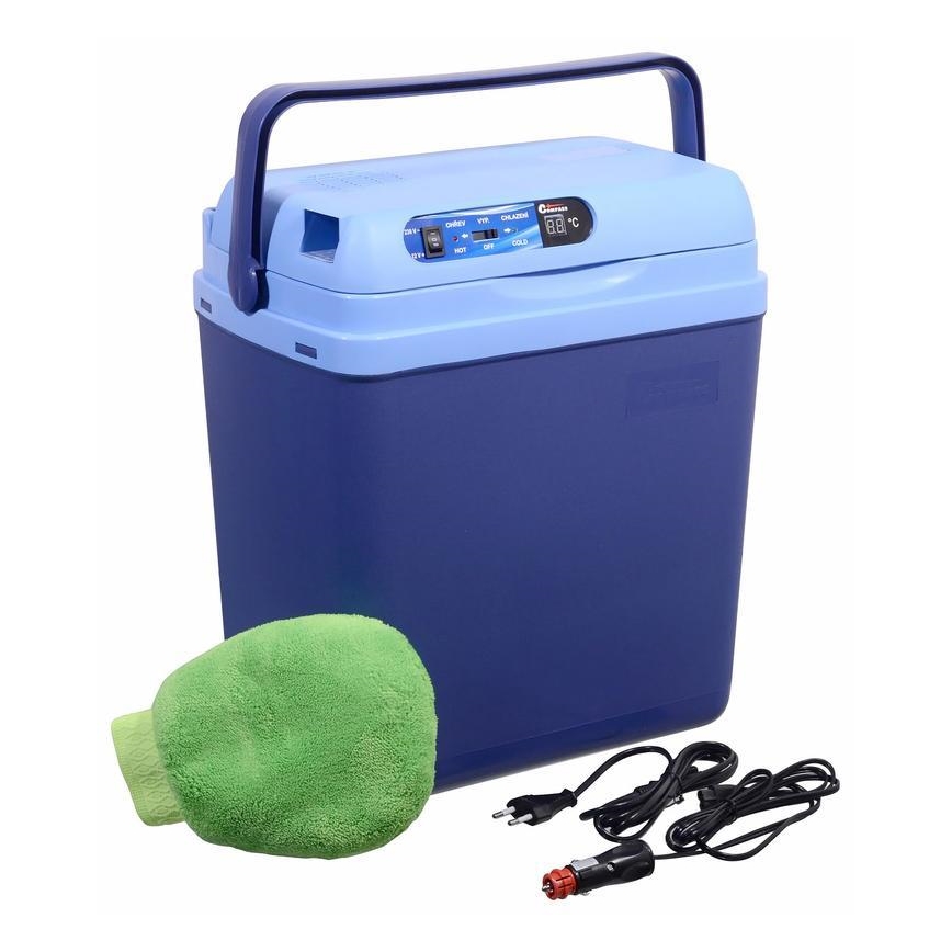 Хладилна кутия с дисплей 48 W / 230 V / 12 V, 25 л, синя