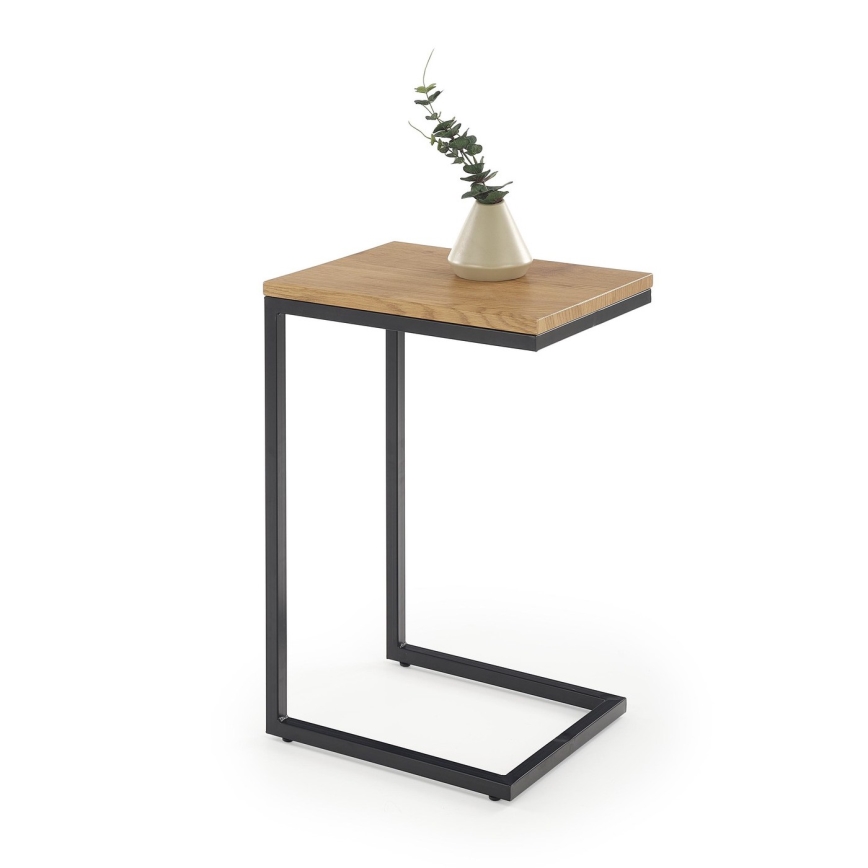 Холна маса AURIA дъб/черно