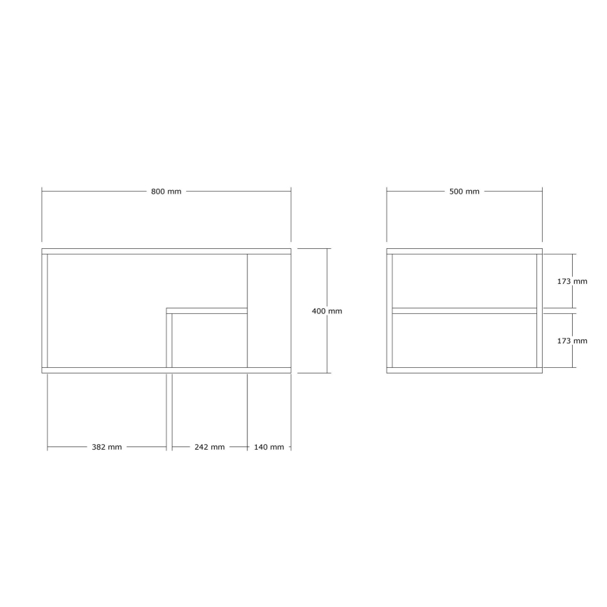 Холна маса JELIO, бежов мраморен декор