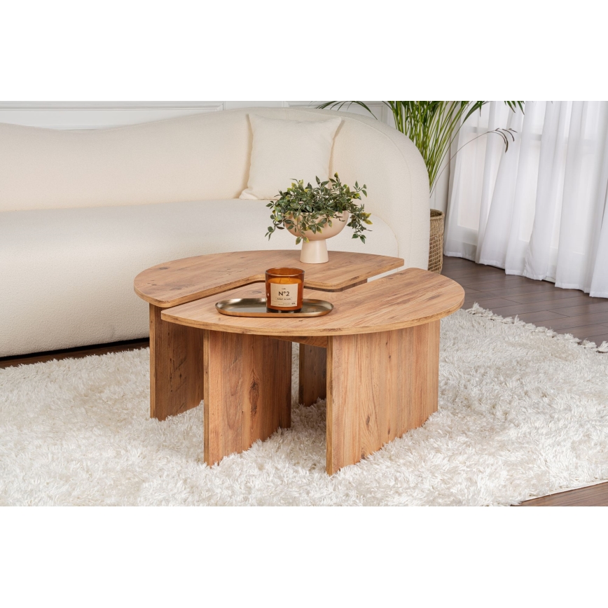 Холна маса LUVIA от борова дървесина