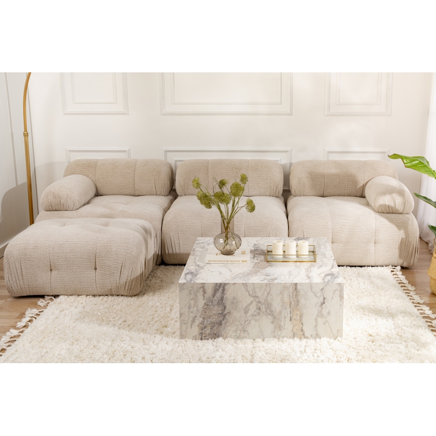 Холна маса PRIZMA 35x90 см, мраморен декор