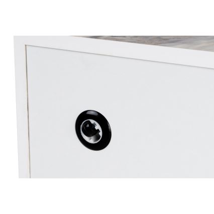 Холна маса PRIZMA 35x90 см, мраморен декор