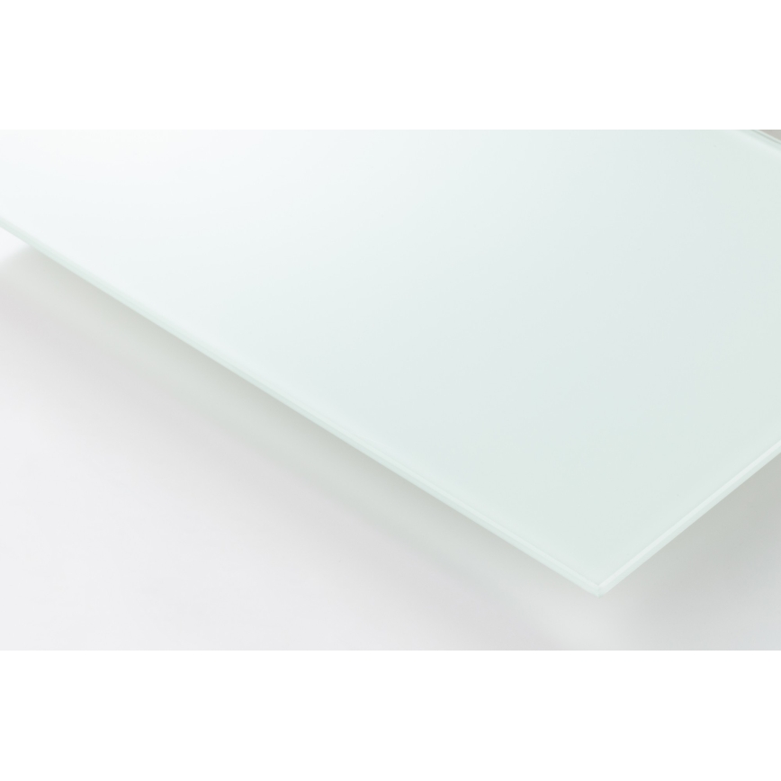 Холна маса с повдигаща плоскост ENZO 110x60 cm бяла/дъб сонома