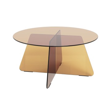 Холна маса SANOS, 80 см, в цвят опушено кафяво