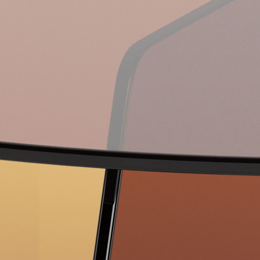 Холна маса SANOS, 80 см, в цвят опушено кафяво