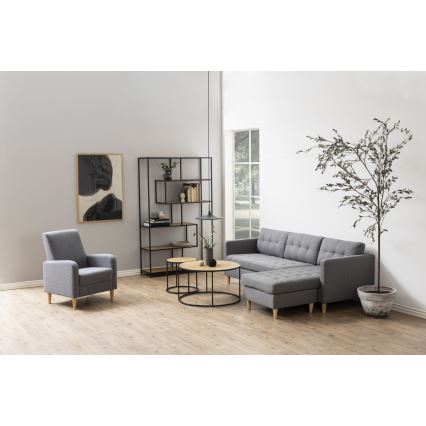 Холна маса SARON дъб/черно