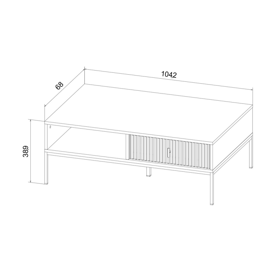 Холна маса SUE черна